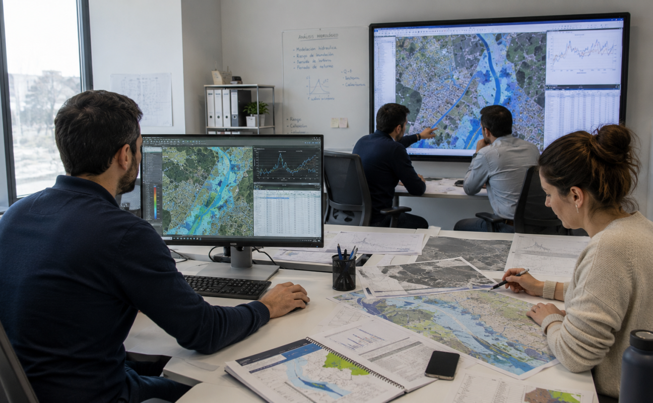 VKM Estudios Inundabilidad · Estudios de Inundabilidad y Análisis de Riesgos Hidráulicos para Proyectos, Terrenos y Actividades en Castelló